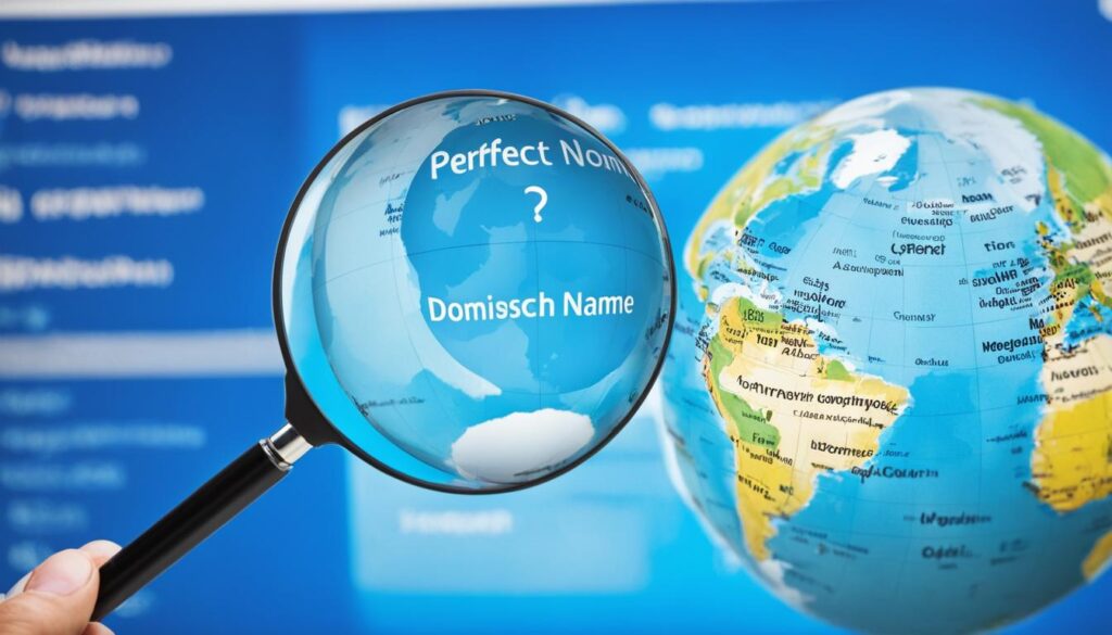 domain name search process